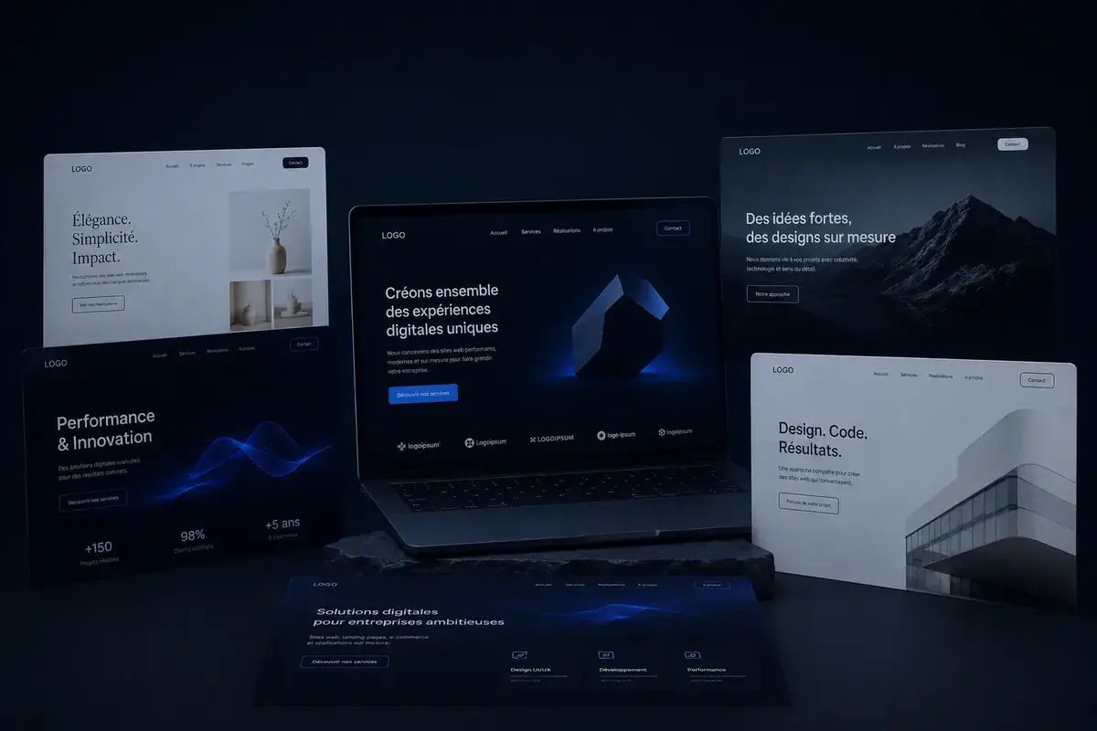 Création site vitrine Martinique — exemples réalisés par SevenWeb Agency